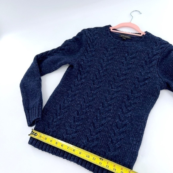 Banana Republic Wool Crewneck Sweater - Women's size S Blue - Picture 5 of 13
